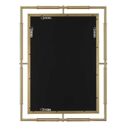 It's All Connected - Rectangle Brass Mirror