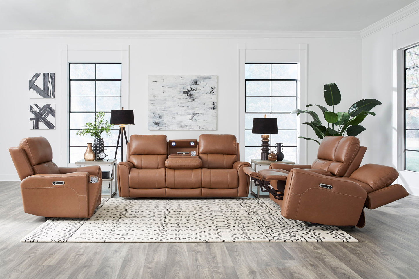 Hancock - Zero Gravity Power Reclining Sofa With Drop Down Table P3