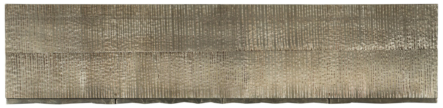 Home Accent - 78" Big Bang Entertainment Console - Pearl Silver