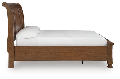 Zackaryn - Sleigh Storage Bed