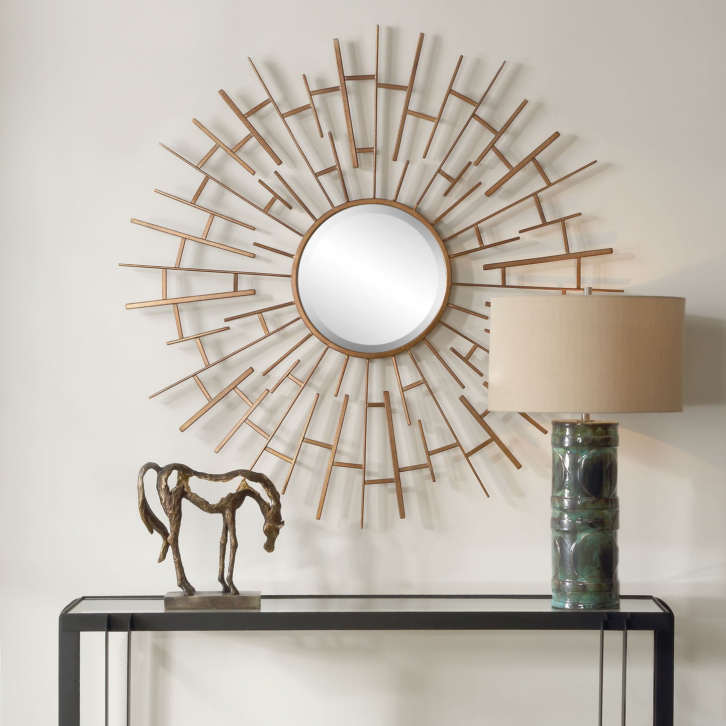 Tangled - Round Mirror - Bronze