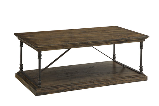 Corbin - Cocktail Table - Medium Brown