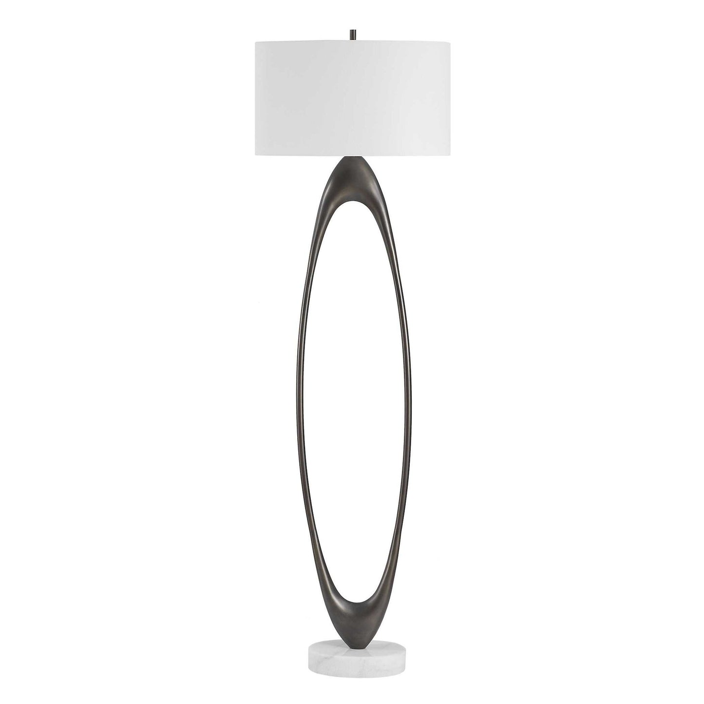 Sonic - Open Oval Floor Lamp - Bronze