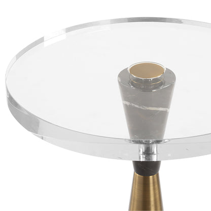 Holton - Accent Table - Tapered Brass