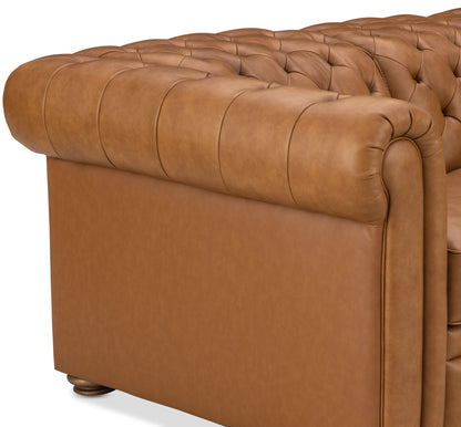 MS - Glover Power Reclining Loveseat With Power Headrest - Brown