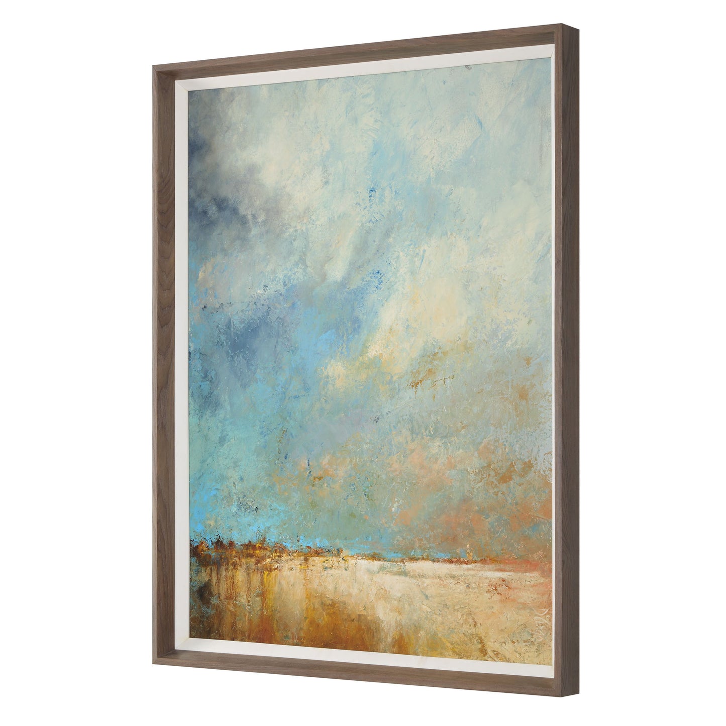 Vista Grande - Framed Desertscape Print - Dark Brown