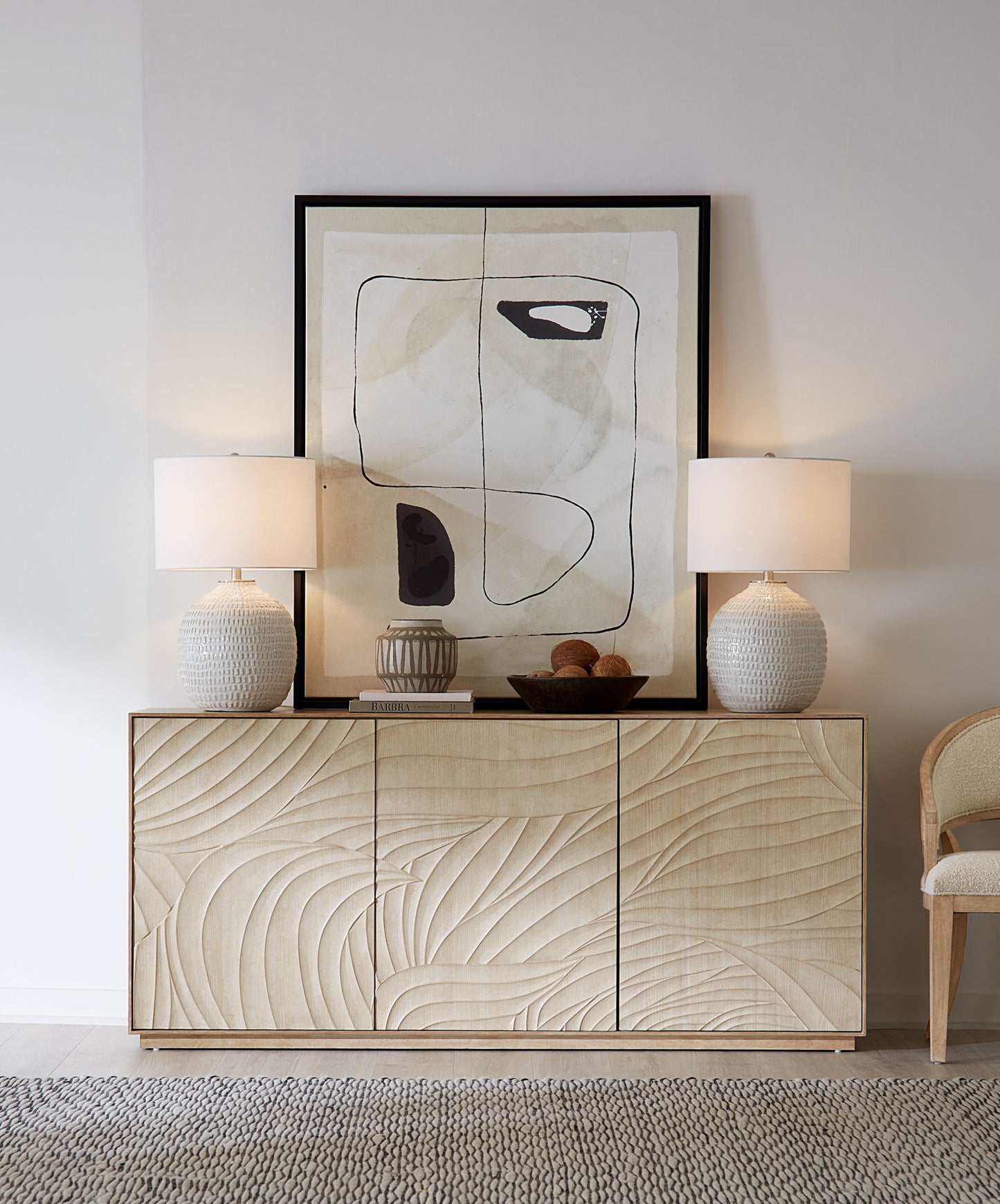 Retreat - Dune Entertainment Credenza - Beige
