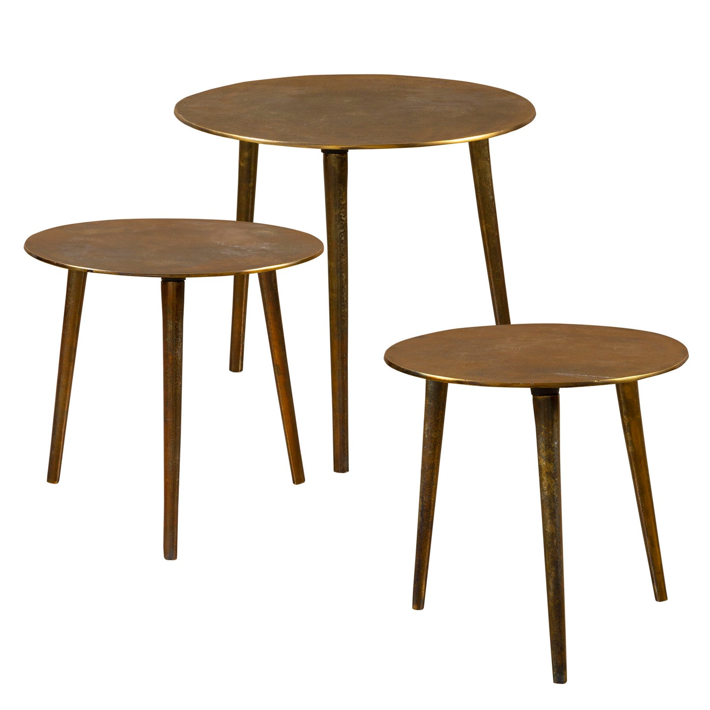 Kasai - Coffee Tables (Set of 3) - Gold