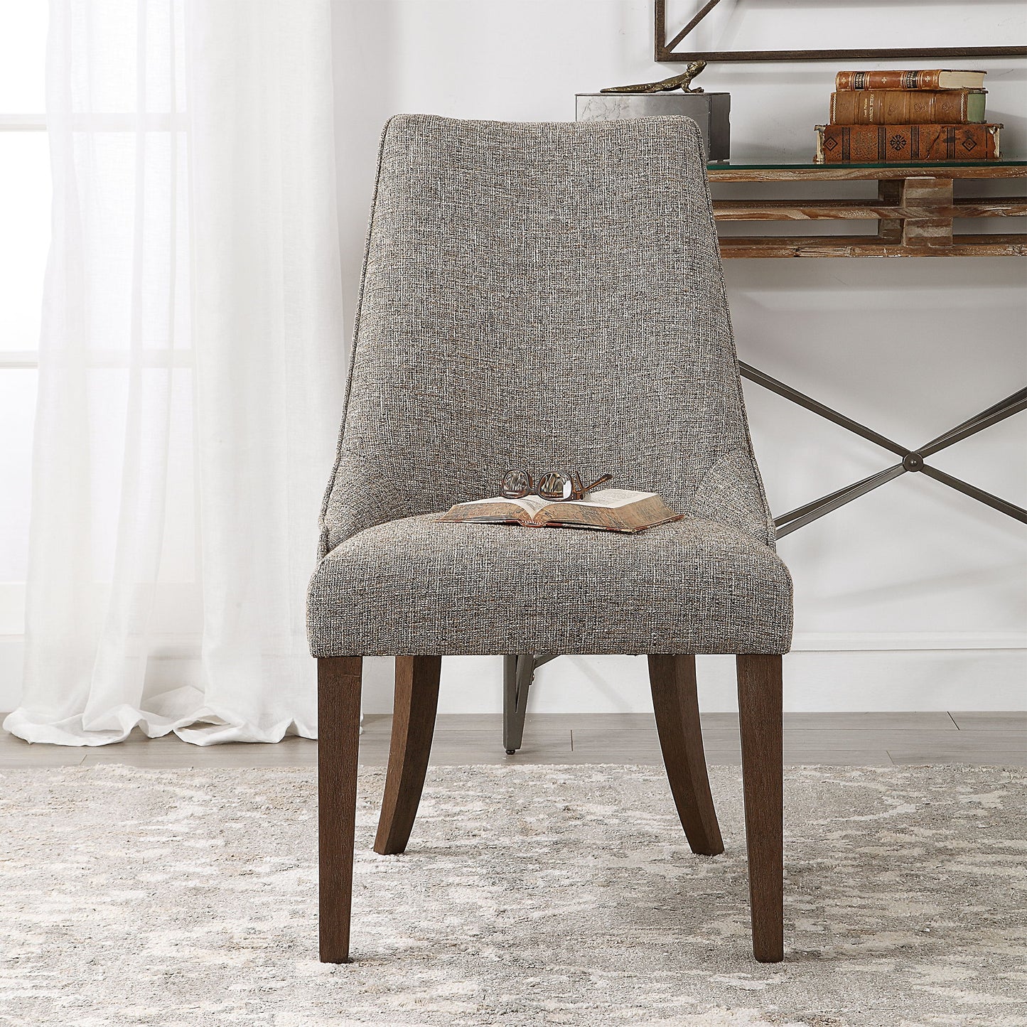 Daxton - Armless Chair - Earth Tone