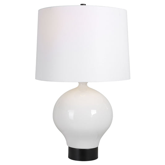 Collar - Gloss White Table Lamp