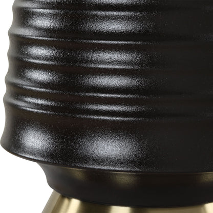 Foster - Black Glaze Table Lamp