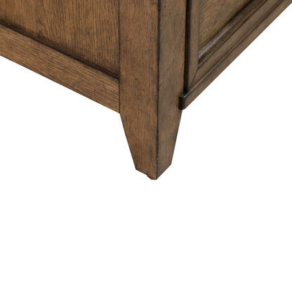 Carolina Park - Nightstand With Charging Station - Brown