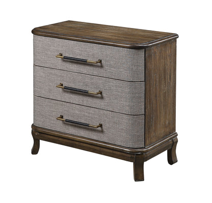 Theodora - Three Drawer Chest - Bradenton Brown