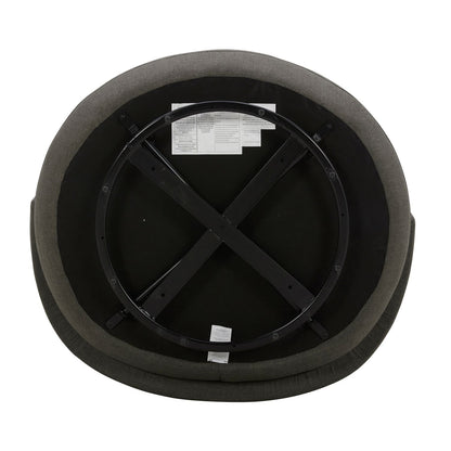 Haley - Upholstered Swivel Cuddler Chair