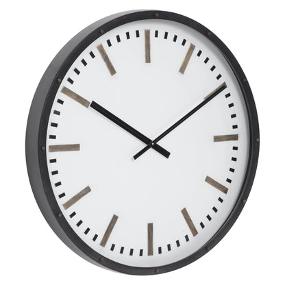 Fleming - Large Wall Clock - Black