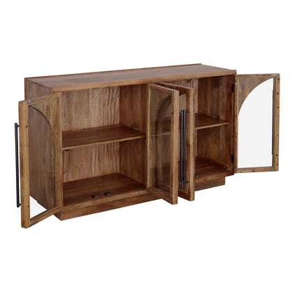 Gateway - Natural 4 Door Sideboard - Natural