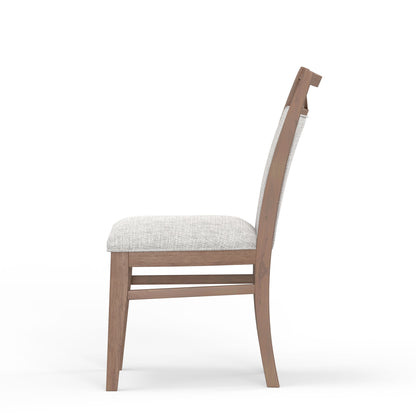 Americana Modern Dining - Upholstered Dining Chair (Set of 2) - Cotton White