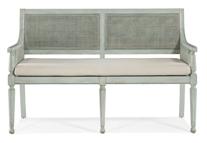 Charleston - Bench - Light Blue / Beige