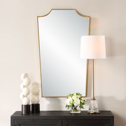 Demure - Antique Gold Mirror - Gold