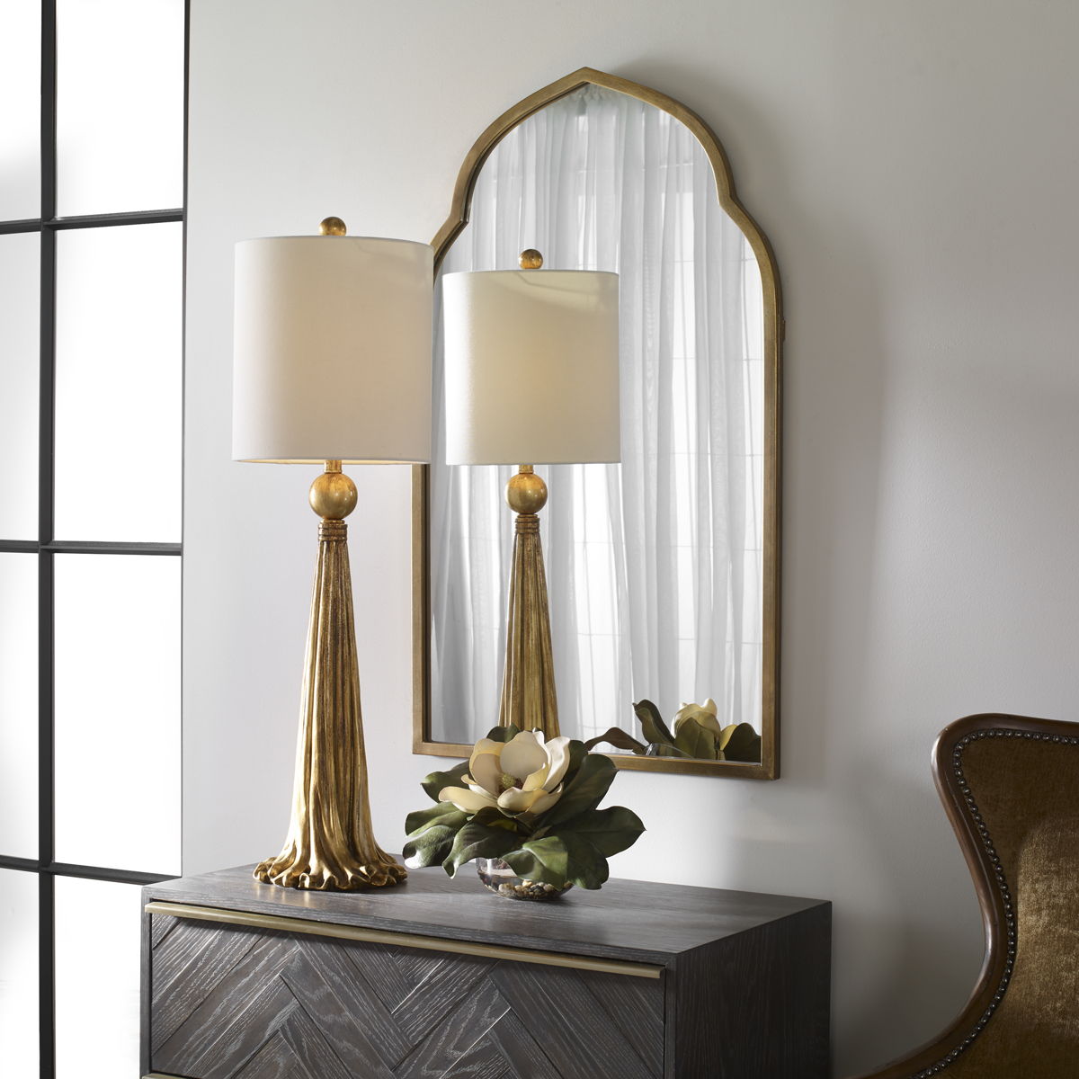 Kenitra - Arch Mirror - Gold