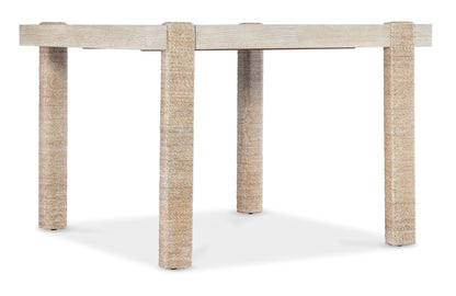 Commerce And Market - Seaside Rectangle Dining Table With 1-22" Leaf - Beige