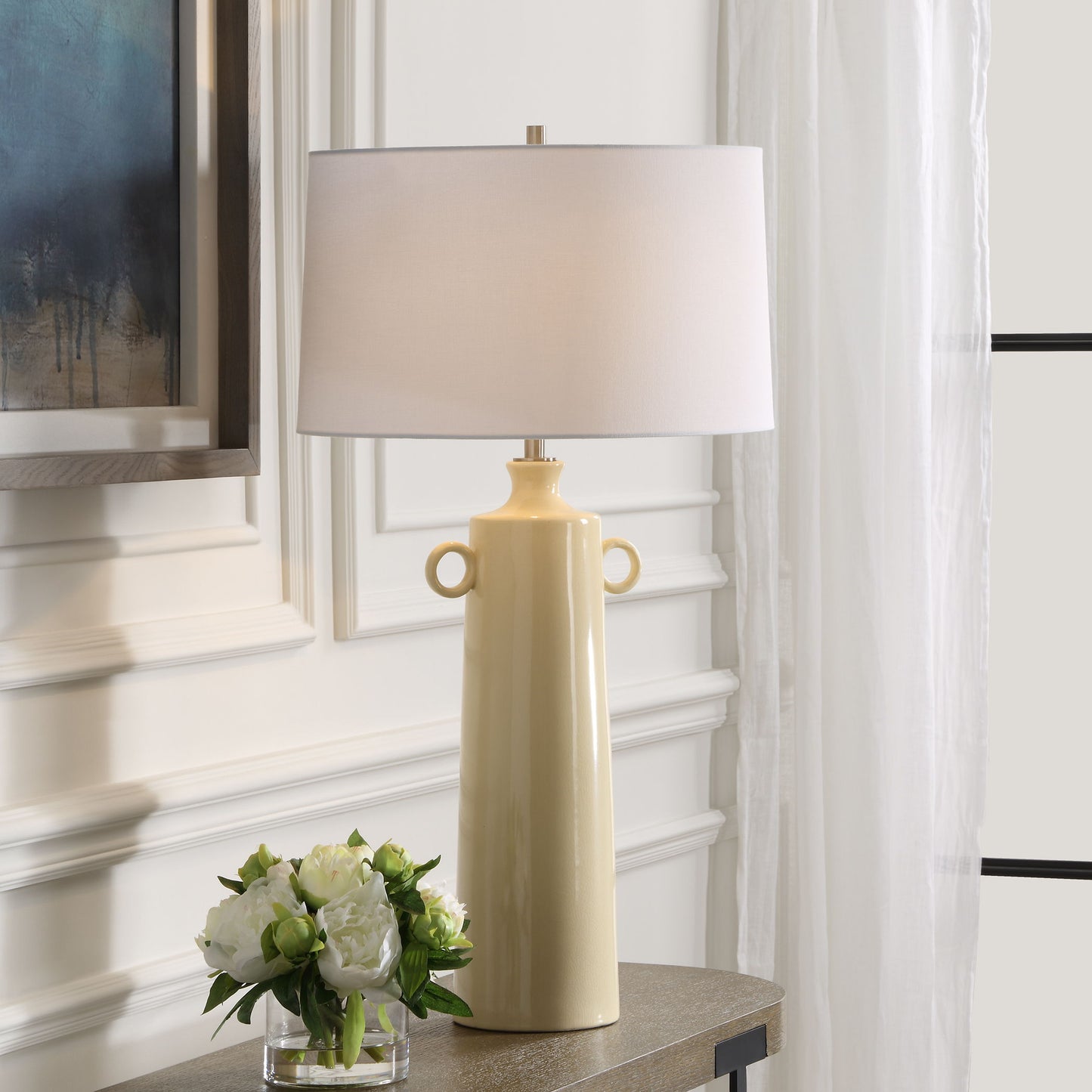 Florero - Pale Yellow Table Lamp