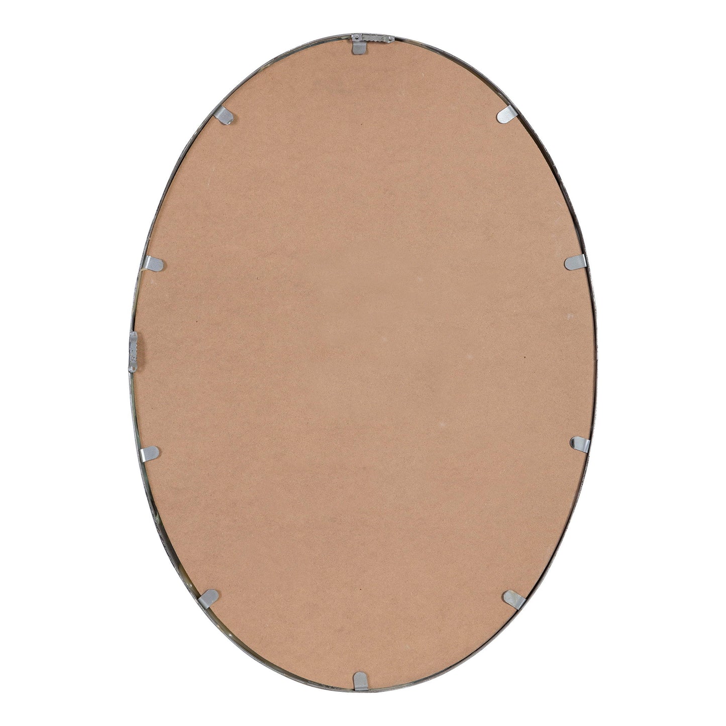 Annadel - Oval Wall Mirror - Pearl Silver