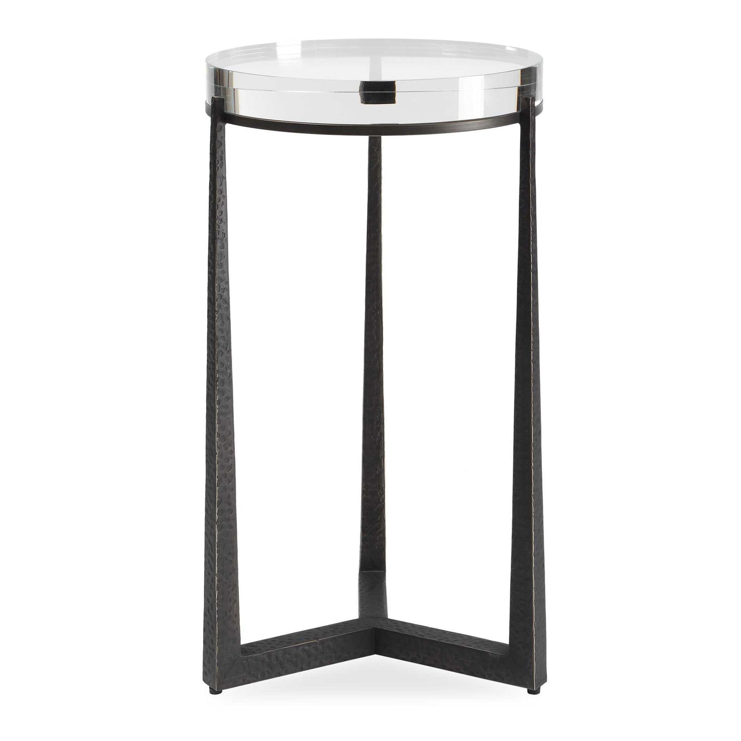 Midas - Round Accent Table - Dark Bronze