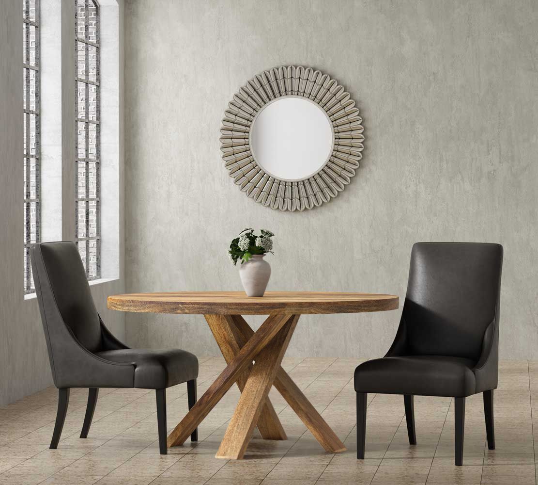 Crossings - Downtown Round Dining Table - Amber