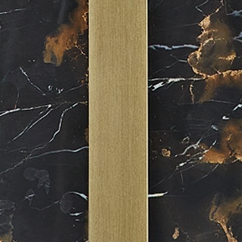 Neonish - Marble Table Lamp - Black / Gold Finish