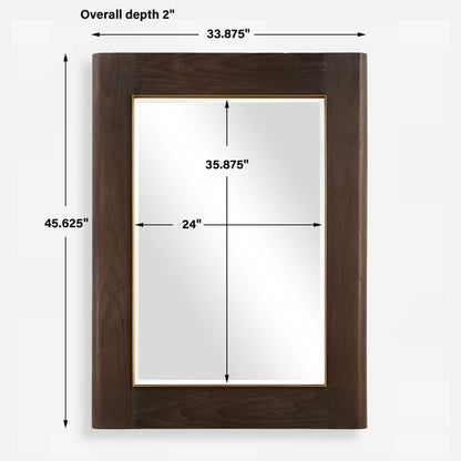 Catron - Mirror - Aged Walnut