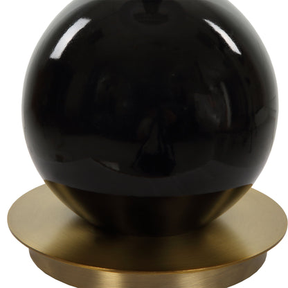 Brielle - Table Lamp - Polished Black