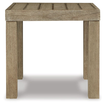 Silo Point - Square End Table - Brown