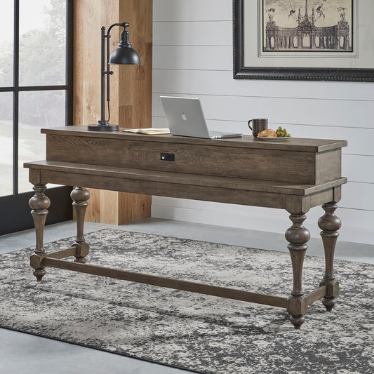 Americana Farmhouse - Console Bar Table - Light Brown