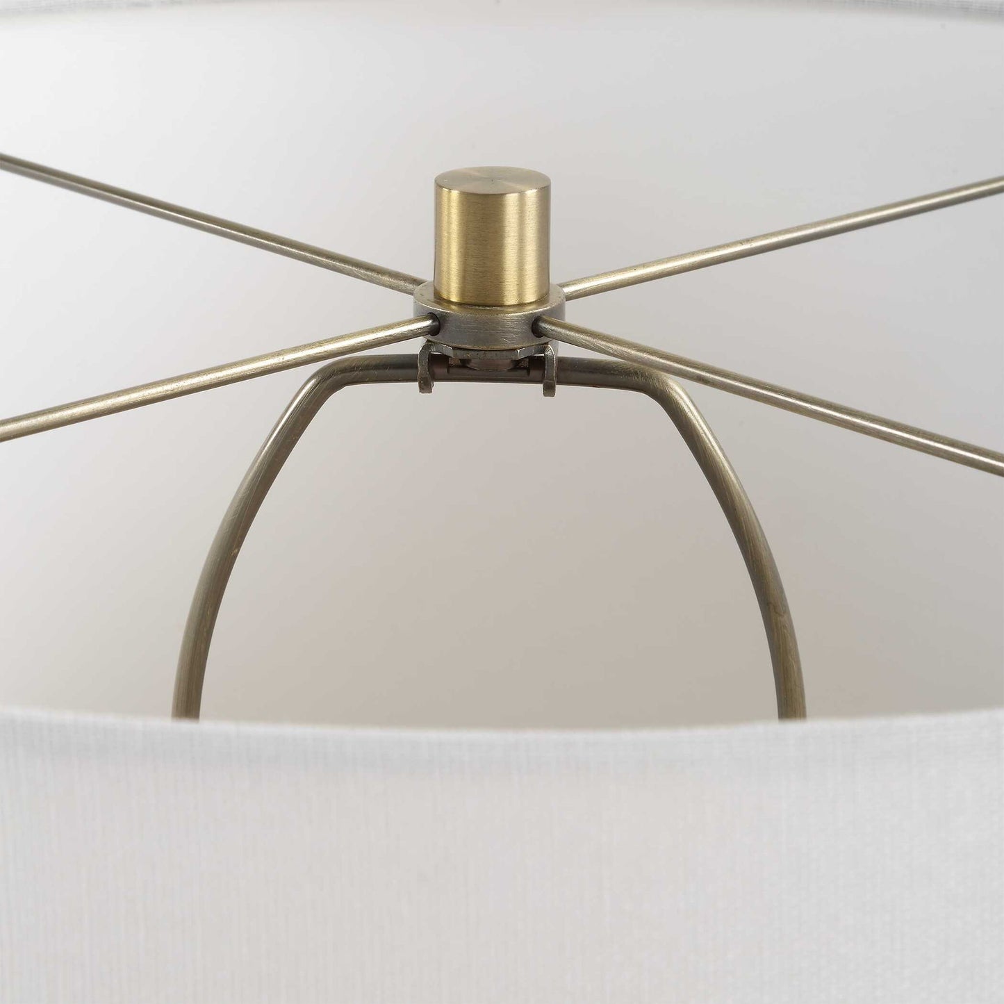 Mirah - Glass Table Lamp - Olive Green