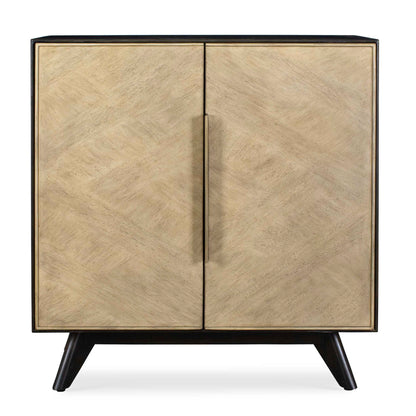 Reina - Modern 2 Door Cabinet - Woodtone