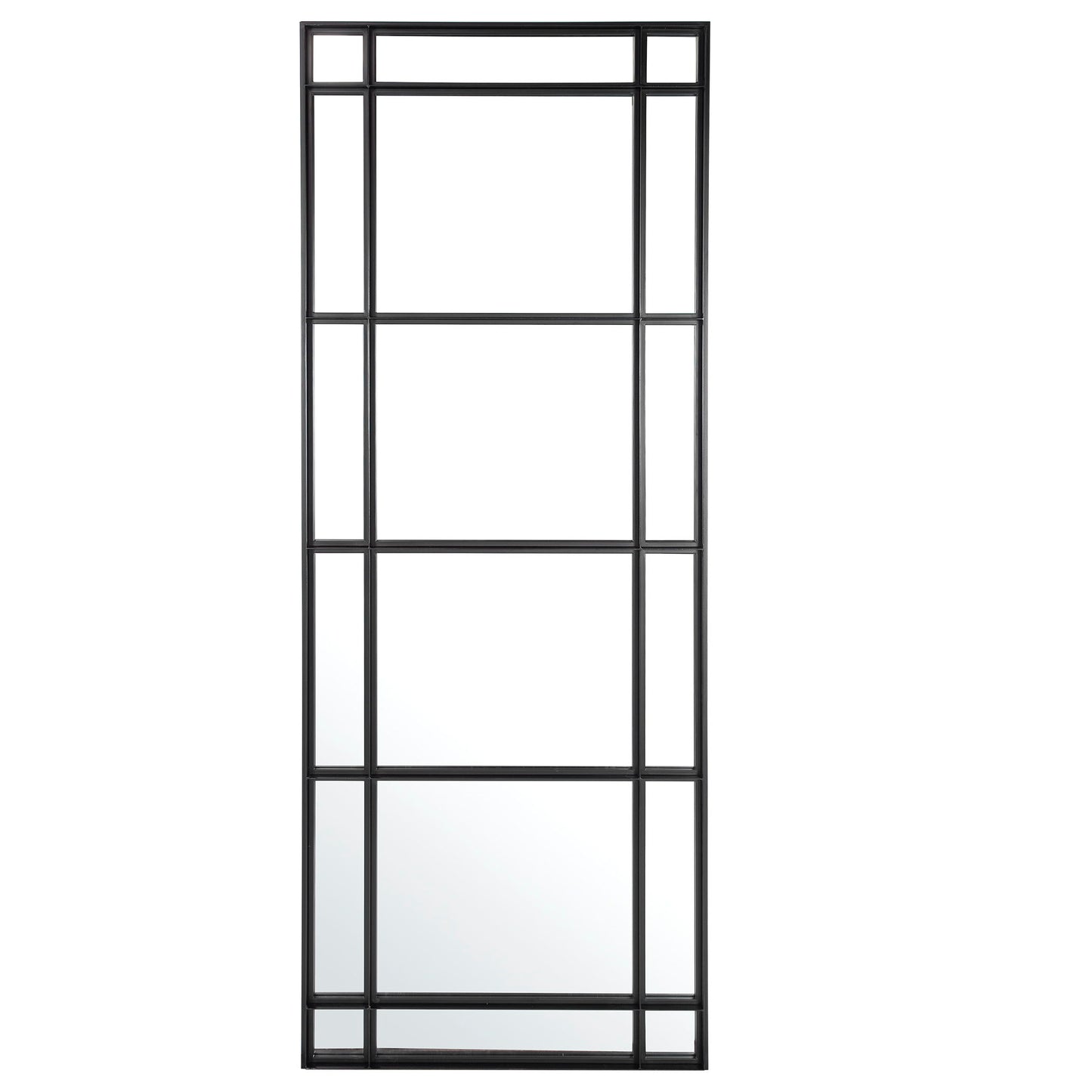 Atticus - Large Rectangular Mirror - Black