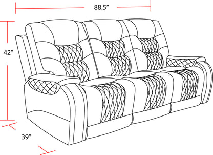 Outlaw - Power Reclining Sofa And Recliner - Stallion