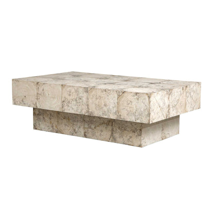 Kotoa - Bleached Coffee Table - White,Woodtone
