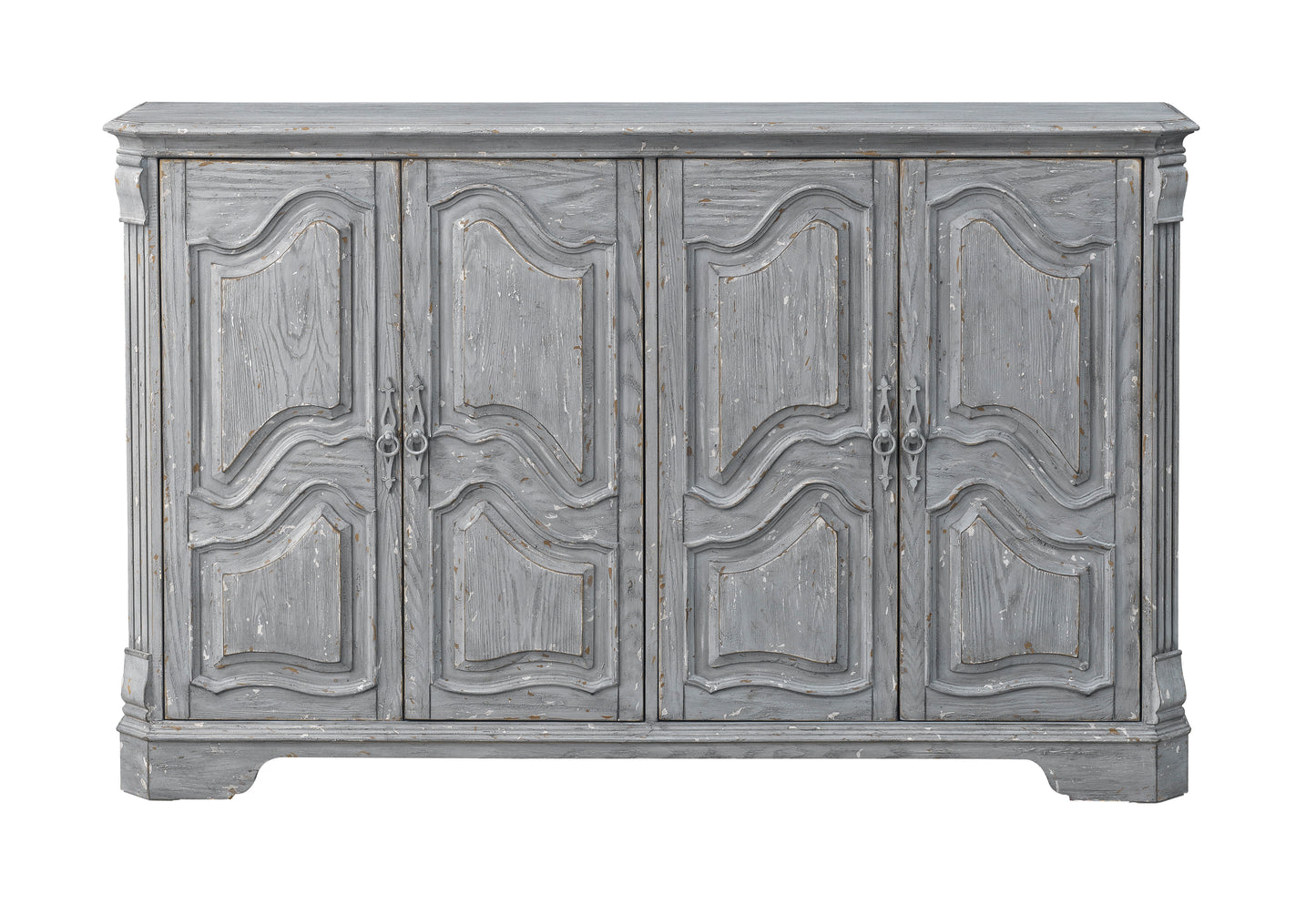 Gramercy - Four Door Credenza - Weathered Gray