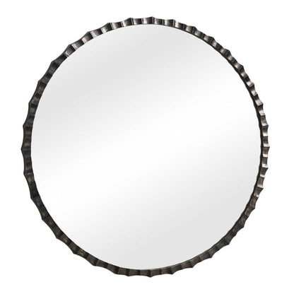 Grander - Round Mirror - Black / Gray