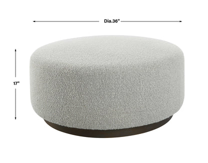 Avila - Large Gray Ottoman / Coffee Table