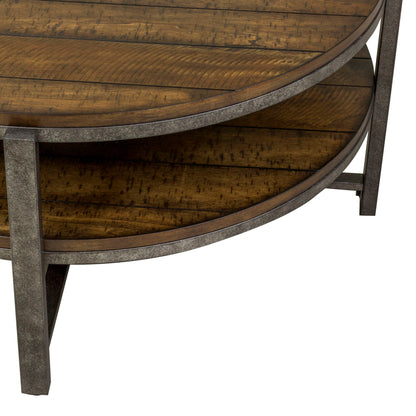 Breckinridge - Round Cocktail Table - Dark Brown