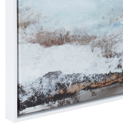 Blue Essence - Coastal Framed Canvas