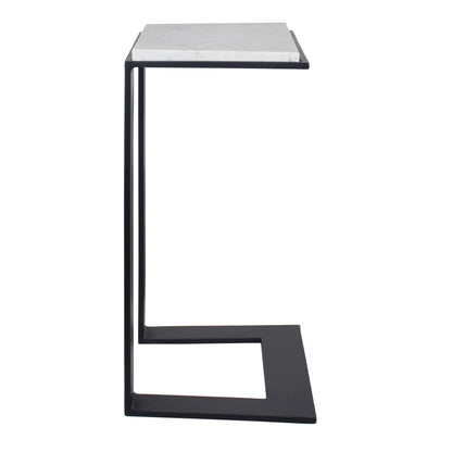 Kenora - Marble Accent Table - White