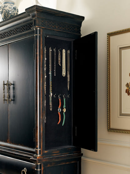 Charleston - Jewelry Armoire - Black