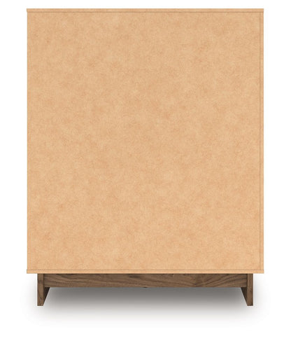 Chirason - Brown - Five Drawer Wide Chest