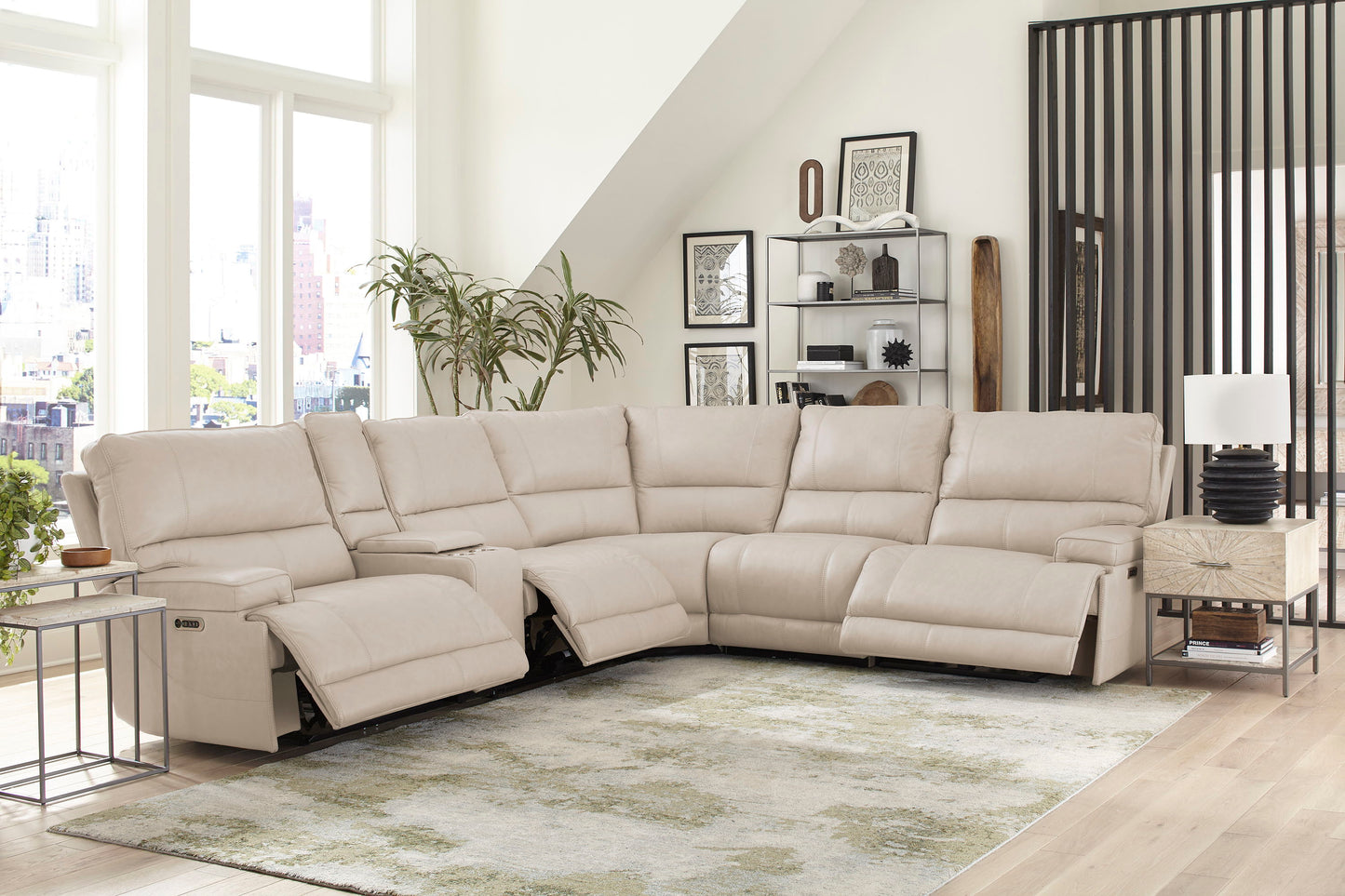 Whitman - 6 Piece Power Reclining Sectional