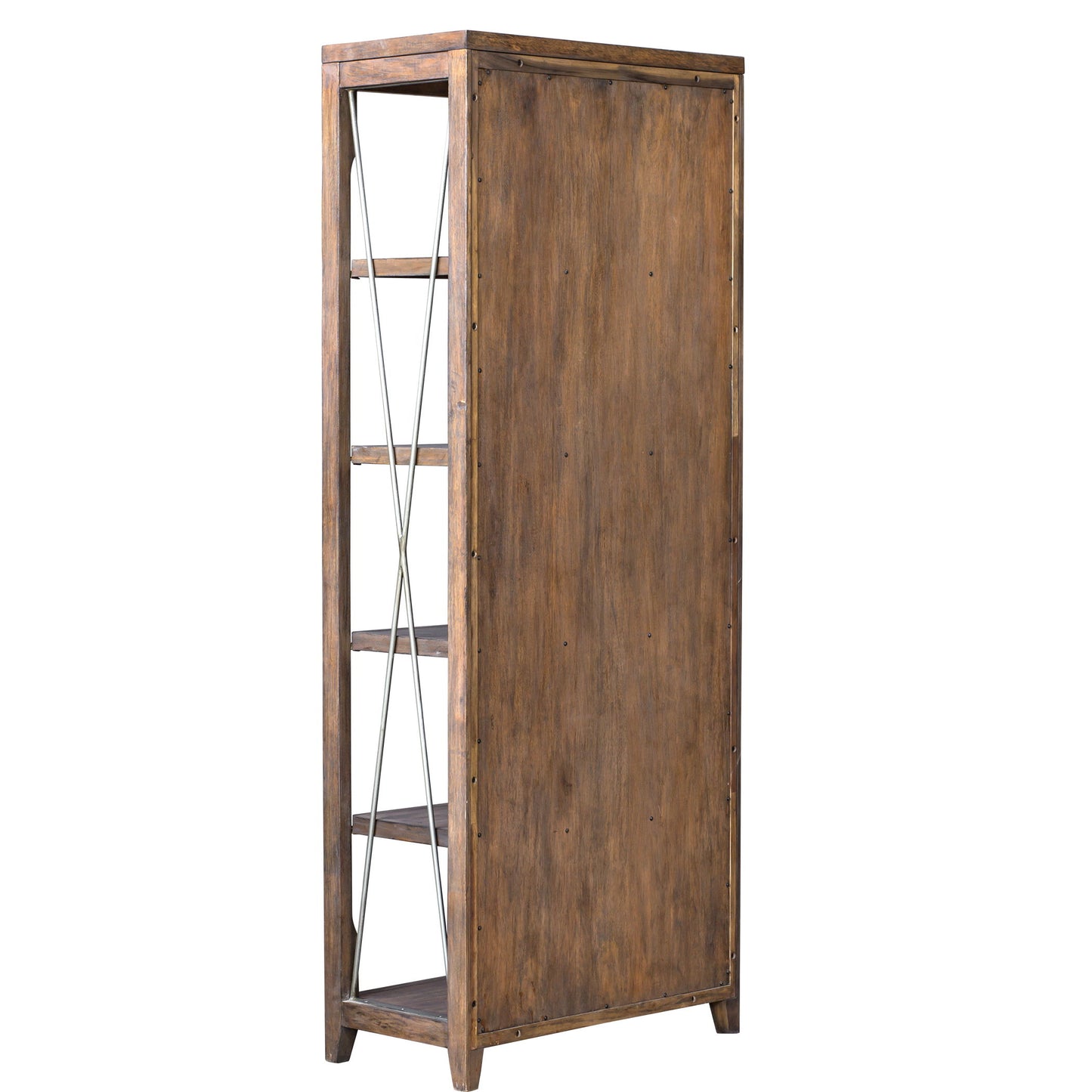 Delancey - Weathered Oak Etagere - Dark Brown