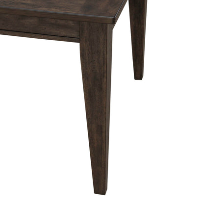 Midland Falls - Rectangular Leg Table - Dark Brown